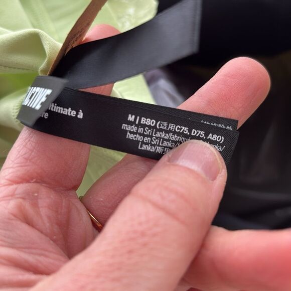 Victoria’s Secret Pink Bandeau Bra Top Women’s Medium Lime‎ Green - Picture 5 of 5